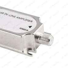 BK Teknoloji Uydu Anteni Lnb Sinyal Kuvvetlendirici In Line Amplifier 20DB 950-2400MHZ