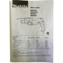 Makita Hr 2020 Elektro Pnömatik Matkap Darbeli Delici