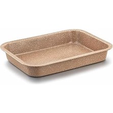 Byrshtm Korkmaz - A680-01 Torta Dikdörtgen Pişirme Tepsisi 39 cm Byrnew