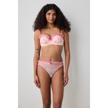 Lotus Broderie Pembe Straplez Sütyen - Penti Loves Paris Koleksiyonu
