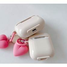 Tzmalloy Gülen Pembe Aşk Airpods Kulaklık Kılıfı Apple Şeker Rengi Için Bluetooth Koruyucu Kapak (Airpods 1/2) (Yurt Dışından)