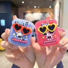 Tzmalloy Powerpuff Girls Güneş Gözlüğü Apple Airpods Koruyucu Kılıf Airpods Pro Için Kablosuz Bluetooth Kulaklık Kılıfı (Yurt Dışından)