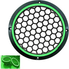 Midrange Kapağı Neon Ledli 20CM Yeşil 2 Adet