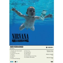 Nevermind Nirvana Büyük Boy Poster 50X70CM