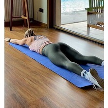 Kendinden Yılan Derisi Desenli Deri Görünümlü Kumaş Spor Tayt