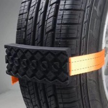 Siyah 2 Adet Lastik Tekerlek Zinciri Kaymaz Acil Kar Zinciri Buz Kar Çamur Kum Yol Güvenli Sürüş Kamyon Suv Otomatik Araç Aksesuarları (Yurt Dışından)