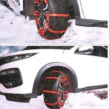 Araba Kaymaz Zip Bağ Snow Chains Naylon Plastik Araç Acil Durum Off Road Kaymaz Lastik Zincirleri Bağları (Yurt Dışından)