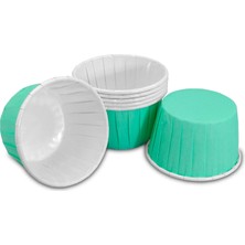 Kafem Mat Mint Yeşili Muffin Kek Kapsülü 50'li x 5 Paket