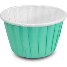 Kafem Mat Mint Yeşili Muffin Kek Kapsülü 50'li x 5 Paket