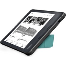 Kobo Libra2 2021 Koyu Yeşil Için Deri Tablet Kılıfı (Yurt Dışından)