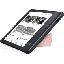 Kobo Libra2 2021 Pembe Altın Için Deri Tablet Kılıfı (Yurt Dışından)