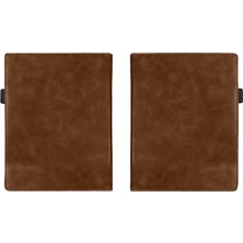 Pocketbook Inkpad Renkli Dana Derisi Deri Kılıf 2 / 3 Kahverengi (Yurt Dışından)