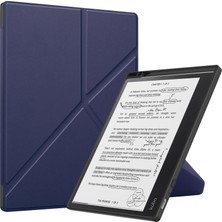 Kobo Elipsa 2e Lacivert Için Deri Akıllı Tablet Kılıfı (Yurt Dışından)