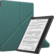 Kobo Elipsa 2e Yeşil Için Deri Akıllı Tablet Kılıfı (Yurt Dışından)