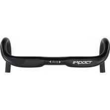 Impact Ergonomik Yol Bisikleti Gidonu 31.8/420MM Siyah