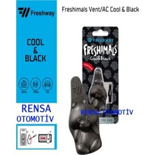 Araç Içi Klima Koku Cool & Blackfresh Way Freshımals ( Hayvan Şekilli )