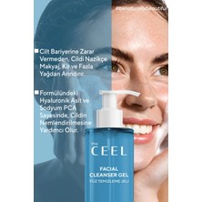 The Ceel Sebum Dengeleyici, Cildi Temizleyen, Seramid Etkili Tüm Cilt Tiplerine Uygun Yüz Yıkama Jeli 200 ml