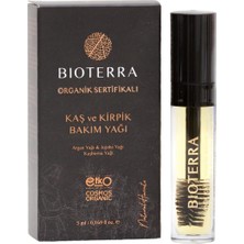 Bioterra Organik Kaş Kirpik Bakım Yağı Eyebrow ve Eyelash Oil 5ml