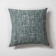 Fineroom Living Coco - Tüvit Desenli Kırlent 50  x  50 - Mavi (Ic Yastık Dahil)