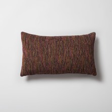 Fineroom Living Bamboo - Degrade Çok Renkli Kırlent 30  x  50 - Kırmızı (Ic Yastık Dahil)