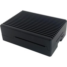 TLS Robotik Raspberry Pi 5 Için Dört Hatlı Fanlı Metal Alüminyum Kasa