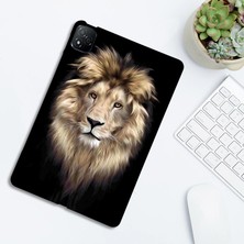 SZYKD Infinix Xpad Lion Için Boyalı Tpu Tablet Kılıfı (Yurt Dışından)