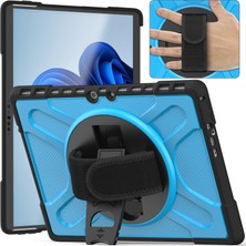 SZYKD Microsoft Surface Pro 8 Mavi Için Silikon + Pc Tablet Kılıfı (Yurt Dışından)