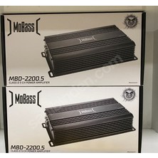 MBD-2200.5 D Classs 4 Ohm 115X4 Sub 1X500 Rms Yeni Nesil 5 Kanal Oto Amfi