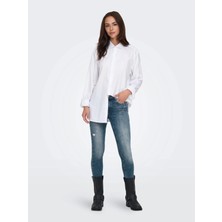 Only 15336681 5 Cep Kadın Pantolon - Mavi