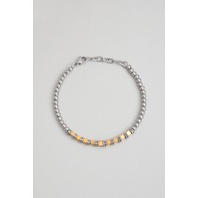 So CHIC Klasik Stil Erkek 20 cm Çelik Bileklik