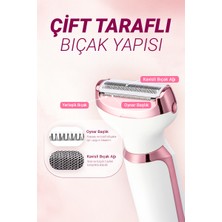 Veryfit RF-3028  Epilatör 4 In 1 Arada Epilasyon Cihazı - Şarjlı  Tıraş Makinesi Kaş Burun Tüm Vücut Seti