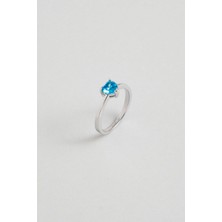 So CHIC Isabella 18 Ayar Beyaz Altın Kaplama Gümüş Yüzük