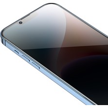 Hoco Apple iPhone 14 Plus/13 Pro Max 9d Hayalet Cam Tam Kaplayan Kırılmaz Tam Gizlilik Ekran Koruyucu