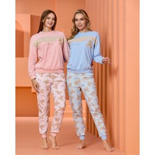 Aqua Sevimli Baskı Detay Pijama Takım Cossybyaqua 25025