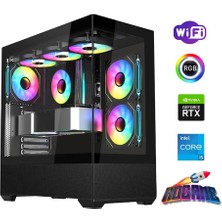 Rogame I5 14400F 16GB Ddr4 512GB M2 8gb RTX4060 Oyun Bilgisayarı