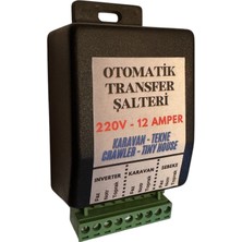 Karavan Otomatik Transfer Şalteri Switch Trafo 12 Amper