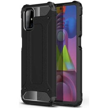ZORE Samsung Galaxy M51 Kılıf Zore Crash Silikon Kapak-Siyah