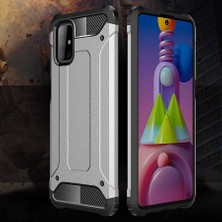 ZORE Samsung Galaxy M51 Kılıf Zore Crash Silikon Kapak-Siyah