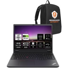 Lenovo Thinkpad P16S Intel Core Ultra 7 155H 64GB 512GB SSD RTX500ADA/4GB 16'' Fhd+ W11H Mobil Iş Istasyonu & Per4 Çanta 21KS0000TXP332