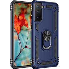ZORE Samsung Galaxy S21 Kılıf Zore Vega Kapak-Mavi