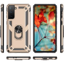 ZORE Samsung Galaxy S21 Kılıf Zore Vega Kapak-Mavi