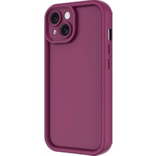 ZORE Apple iPhone 14 Kılıf Kamera Korumalı Zore Ananas Kapak-Koyu Yeşil
