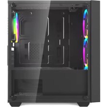 Strong Erebor 4x 120MM Rainbow Mesh Matx Gaming Oyuncu Bilgisayar Kasası Powersız