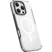 ZORE Apple iPhone 16 Pro Kılıf Magsafe Şarj Özellikli Çıkarılabilir Arka Yüzeyli Zore Polar Kapak-Gold-Gold