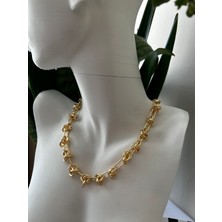 Lune D'or Accessories Altın Kaplama Zincir Model Şık Kolye