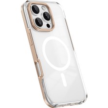 ZORE Apple iPhone 16 Pro Kılıf Magsafe Şarj Özellikli Çıkarılabilir Arka Yüzeyli Zore Polar Kapak-Siyah-Siyah
