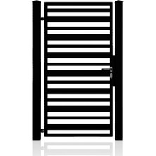 Telfence 100CM Gri Bahçe Kapısı - B1