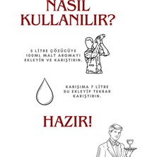 Can Meşe Kırmızı Malt Aroma Viski Kiti - Orijinal Lezzet - Hazır Karışım Malt Aroması 100ml (5 Litre İçin Uyumludur)