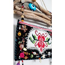 BaharEli Geleneksel Motiflerle Işlenmiş Duvar, Kapı, Balkon Süsü / 29 x 22  cm  Nazarlık