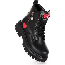Kiko Kids Bella Günlük Fermuarlı Kız Çocuk Bot Ayakkabı